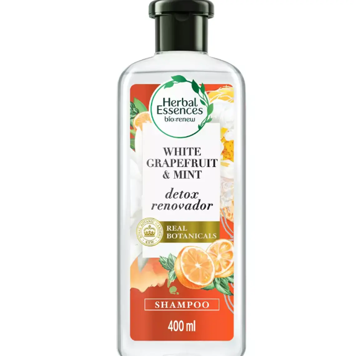 Herbal Essences Shampoo White Grapefruit Detox renovador 400 ml. 1