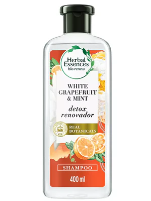 Herbal Essences Shampoo White Grapefruit Detox renovador 400 ml.