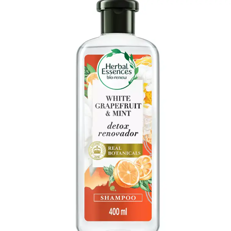 Herbal Essences Shampoo White Grapefruit Detox renovador 400 ml. 1