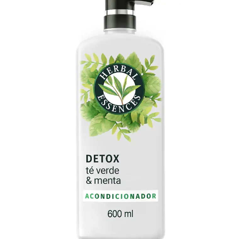 Herbal Essences Acondicionador Detox Té verde & menta 600 ml. 1
