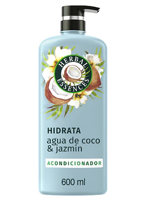 Herbal Essence Acondicionador Hidrata Agua de coco & jazmín 600 ml.