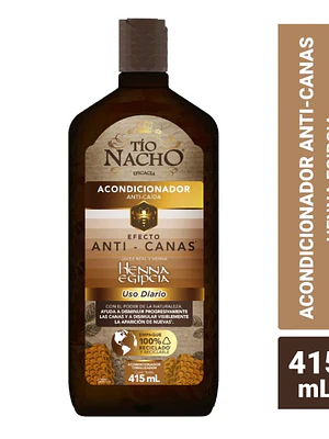 Tío Nacho Acondicionador Efecto Anti-canas Henna Egipcia 415 ml.