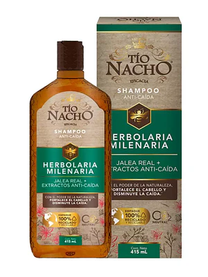 Tío Nacho Shampoo Herbolaria milenaria Anti-caída 415 ml.