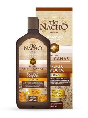 Tío Nacho Shampoo Anti-canas Henna Egipcia 415 ml.