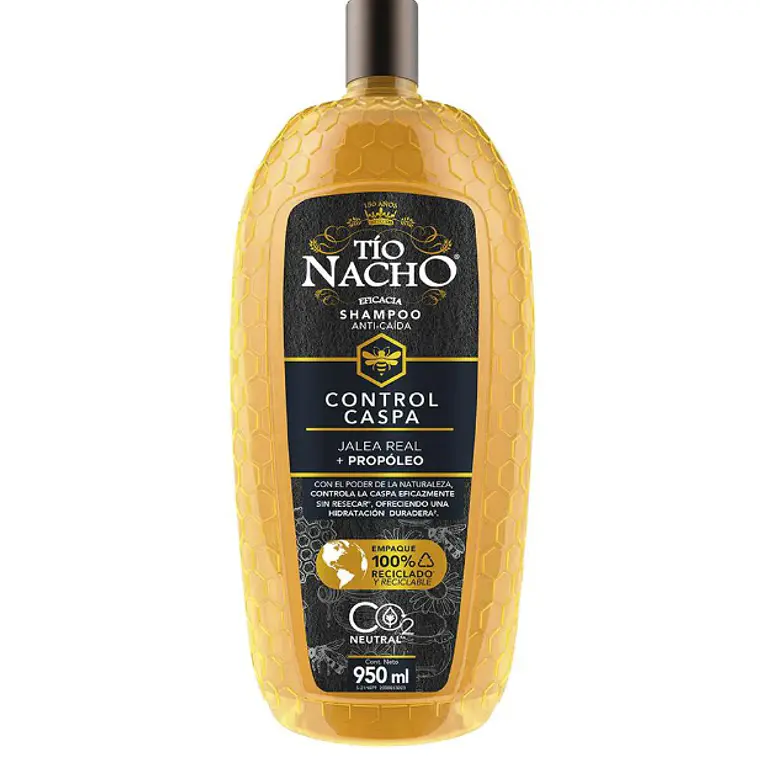 Tío Nacho Shampoo Control caspa Jalea real + Propóleo 950 ml. 1