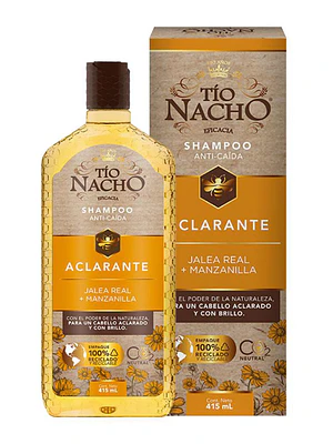 Tío Nacho Shampoo Aclarante Jalea real+ Manzanilla 415 ml.