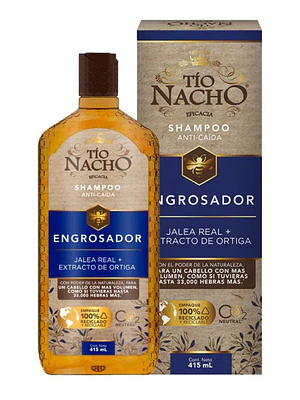 Tío Nacho Shampoo Engrosador Jalea real + Extracto de ortiga 415 ml.