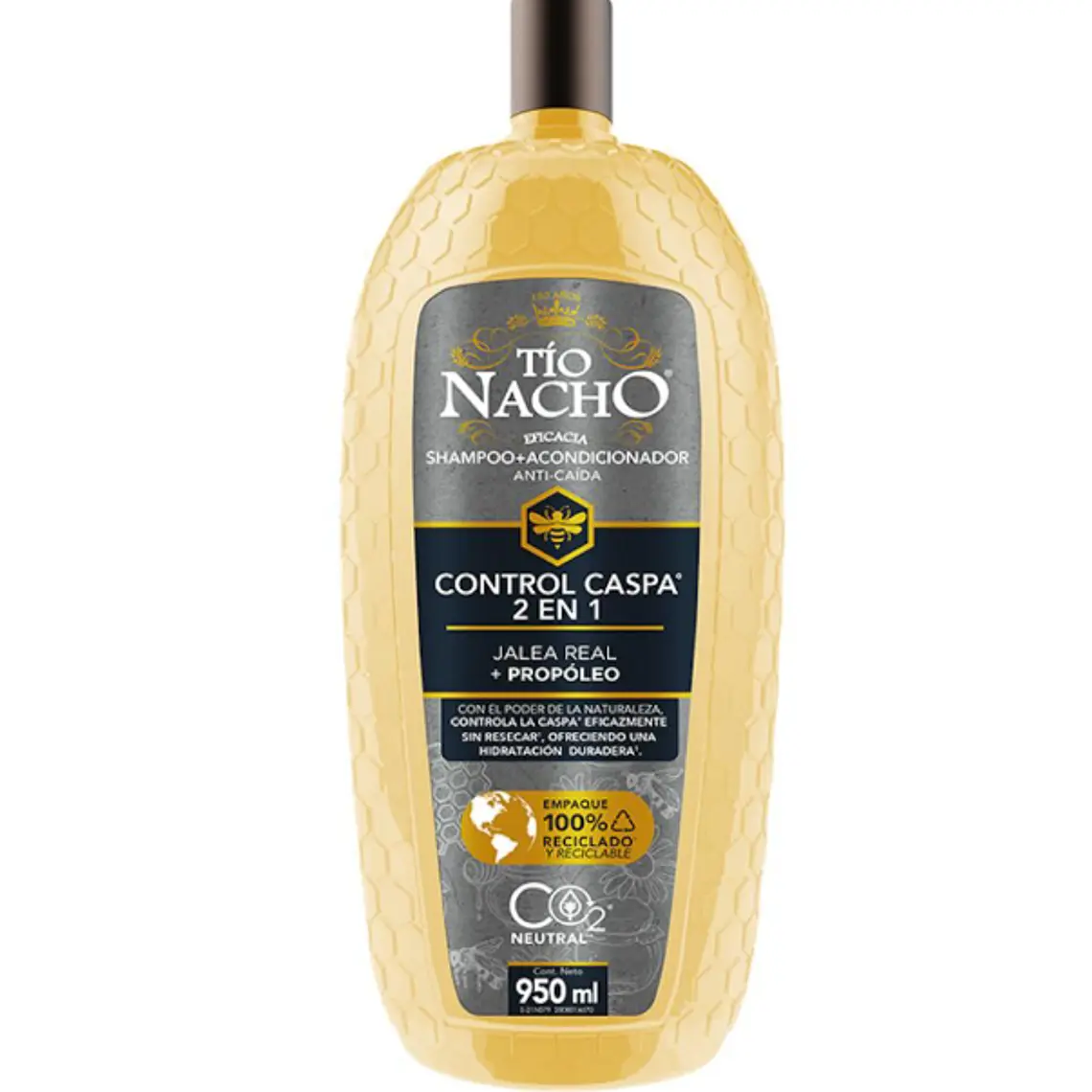 Tío Nacho Shampoo-Acondicionador 2 en 1 Control caspa 950 ml. 1