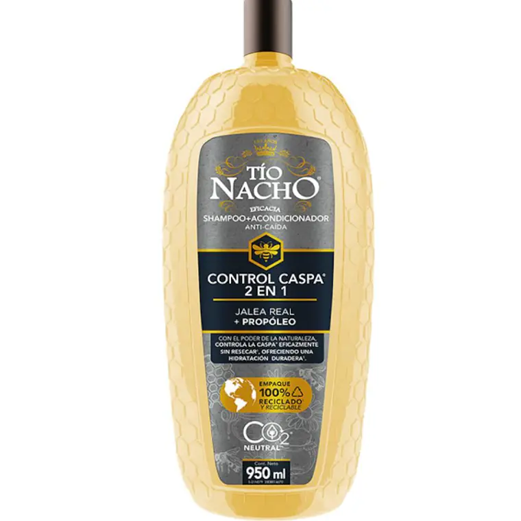 Tío Nacho Shampoo-Acondicionador 2 en 1 Control caspa 950 ml. 1