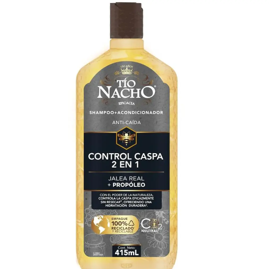 Tío Nacho Shampoo-Acondicionador 2 en 1 Control caspa 415 ml. 1