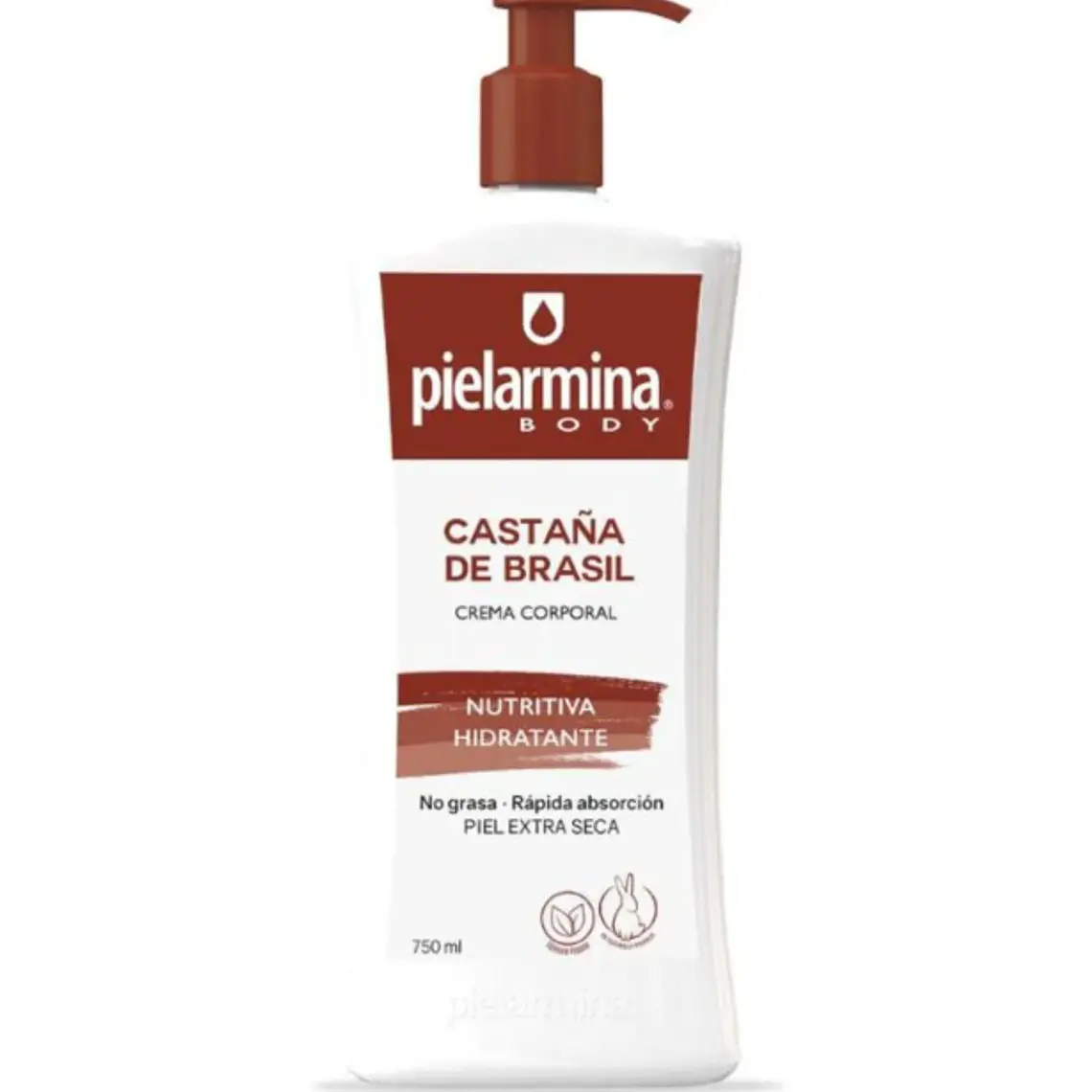 Pielarmina Body Crema corporal Castaña de Brasil Nutritiva Hidratante 750 ml. 1