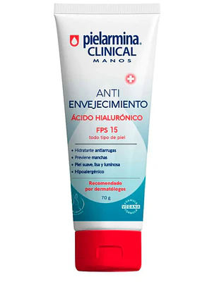 Pielarmina Clinical Manos Antienvejecimiento Ácido hialurónico 70 g.