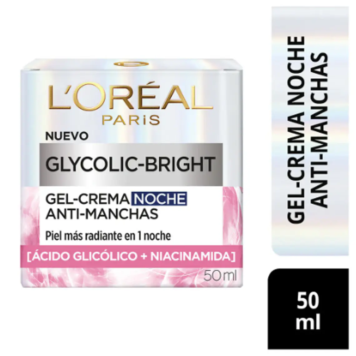 Gel-Crema Antimanchas Glycolic Bright Noche 50 ml. L'oréal 1