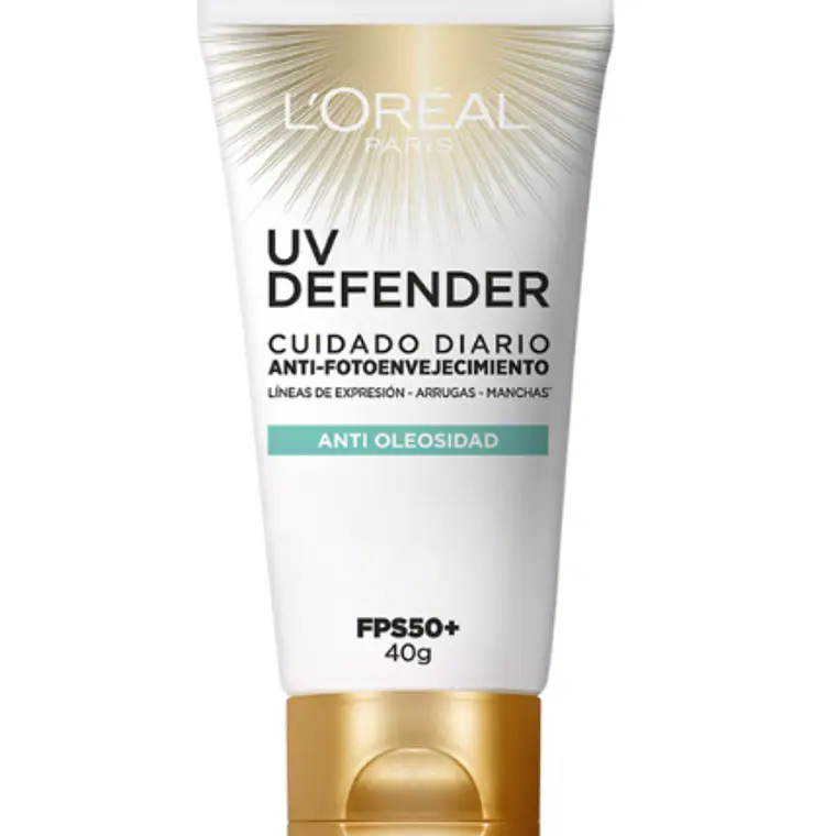 UV Defender Cuidado diario FPS50 Anti-envejecimiento Anti-oleosidad 40 g. L'oréal 1