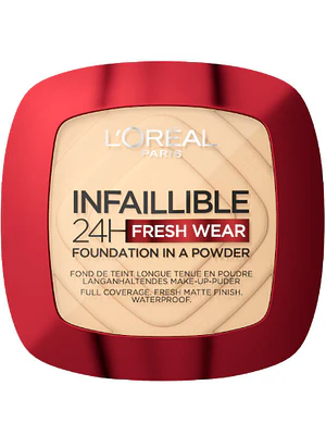 Base de maquillaje en polvo Infaillible n° 130 True beige. L'oréal