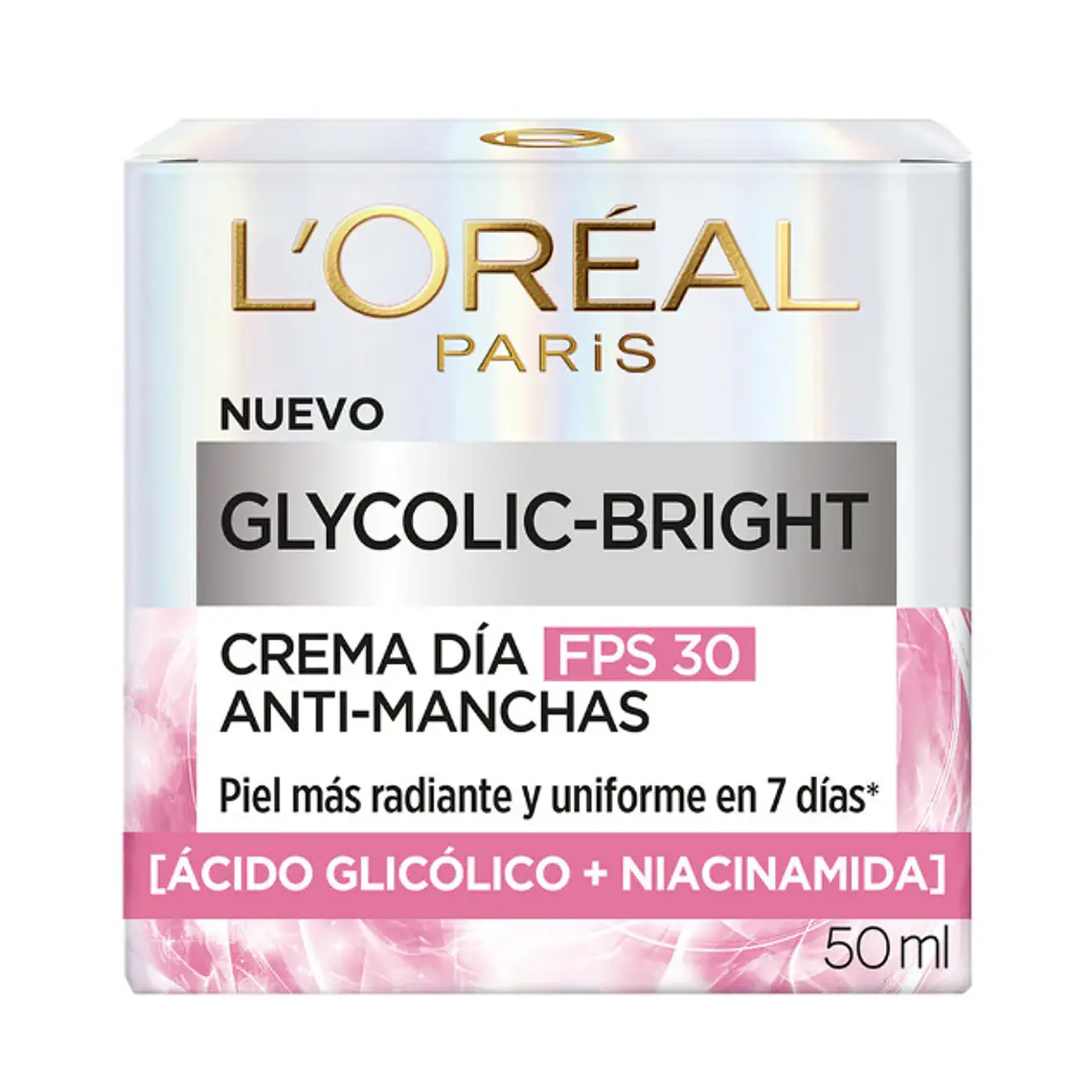 Glycolic-Bright Crema día FPS30 Anti manchas 50 ml. L'oréal 1