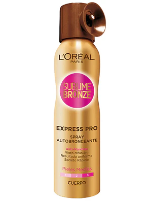 Autobronceante Sublime Bronze cuerpo Spray 150 ml. L'oréal