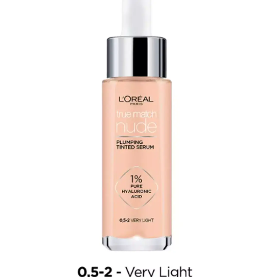 Sérum rellenador color True Match Nude 0,5-2 Very Light 30 ml. L'oréal 1