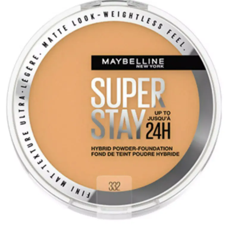 Base de maquillaje en polvo Super Stay 24h n°332. Maybelline 1