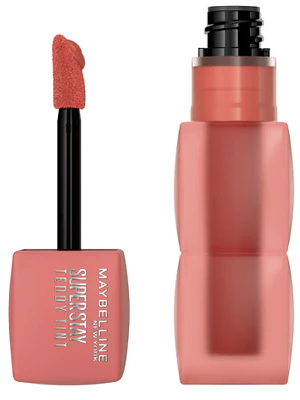 Labial líquido Super stay Teddy tint n°15 Skinnydip. Maybelline