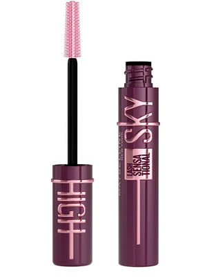 Máscara de pestañas Lash sensational Sky High Burgundy. Maybelline