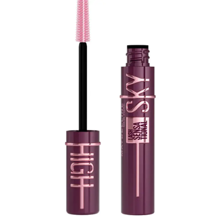 Máscara de pestañas Lash sensational Sky High Burgundy. Maybelline 1