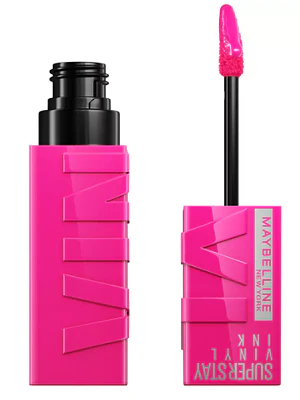 Labial líquido Vinyl Ink Striking. Maybelline