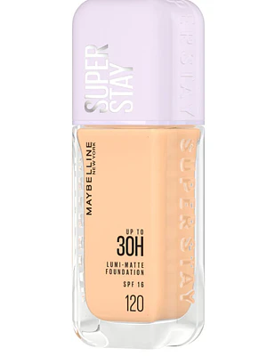 Base de maquillaje Superstay Lumi Matte n°120. Maybelline