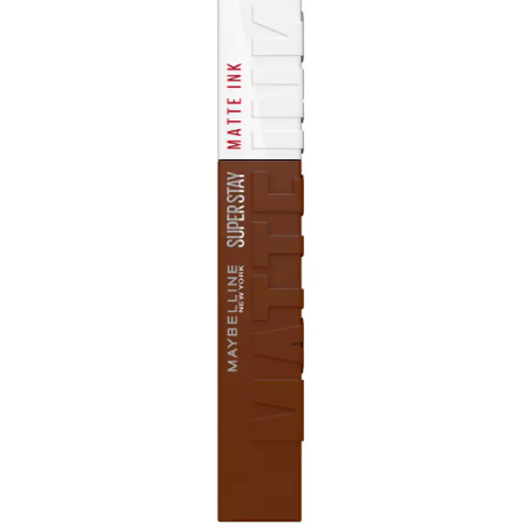 Labial líquido Supestay Matte ink Browns champions. Maybelline 1