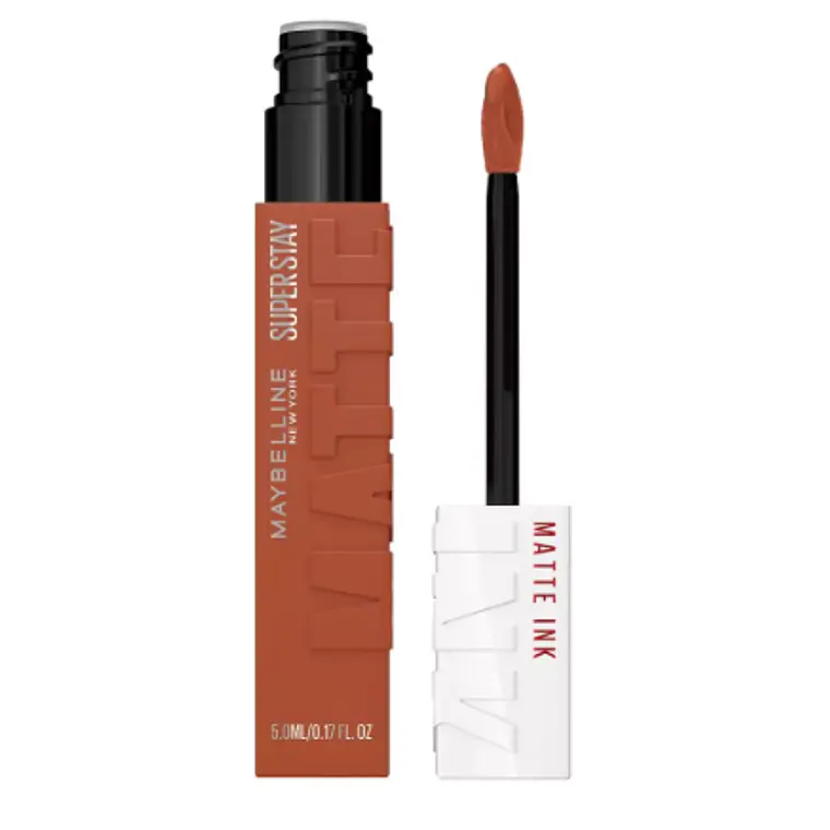 Labial líquido Superstay Matte ink Browns insider. Maybelline 1