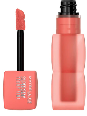Labial líquido Teddy Tint n°25 Baby tee. Maybelline