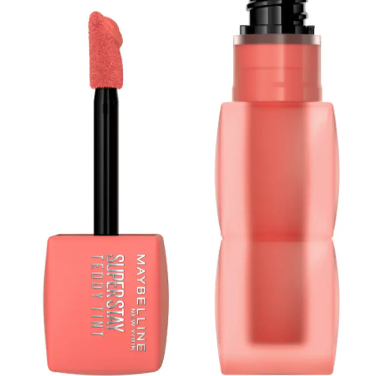 Labial líquido Teddy Tint n°25 Baby tee. Maybelline 1