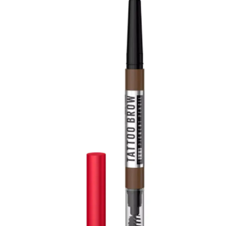 Delineador de cejas Tattoo brow pencil Dark Brown. Maybelline 1