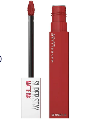 Labial líquido Supersaty Matte ink Hustler. Maybelline