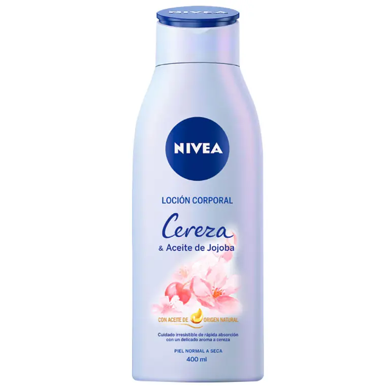 Loción corporal Cereza & Aceite de jojoba 400 ml. Nivea 1
