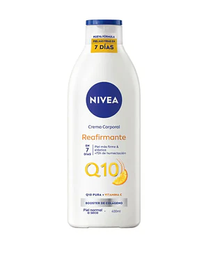 Crema corporal Reafirmante Q10+vitamina C 400 ml. Nivea