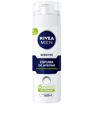 Espuma de afeitar Sensitive 200 ml. Nivea men