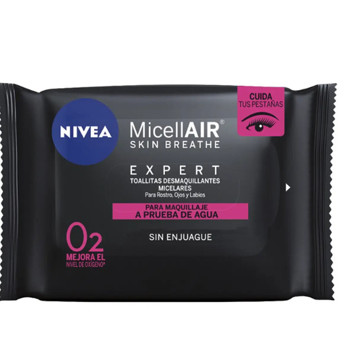 MicellarAir Toallitas desmaquillante micelares expert 20 Unidades. Nivea 1