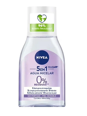 MicellAir Agua micelar Piel sensible 100 ml. Nivea