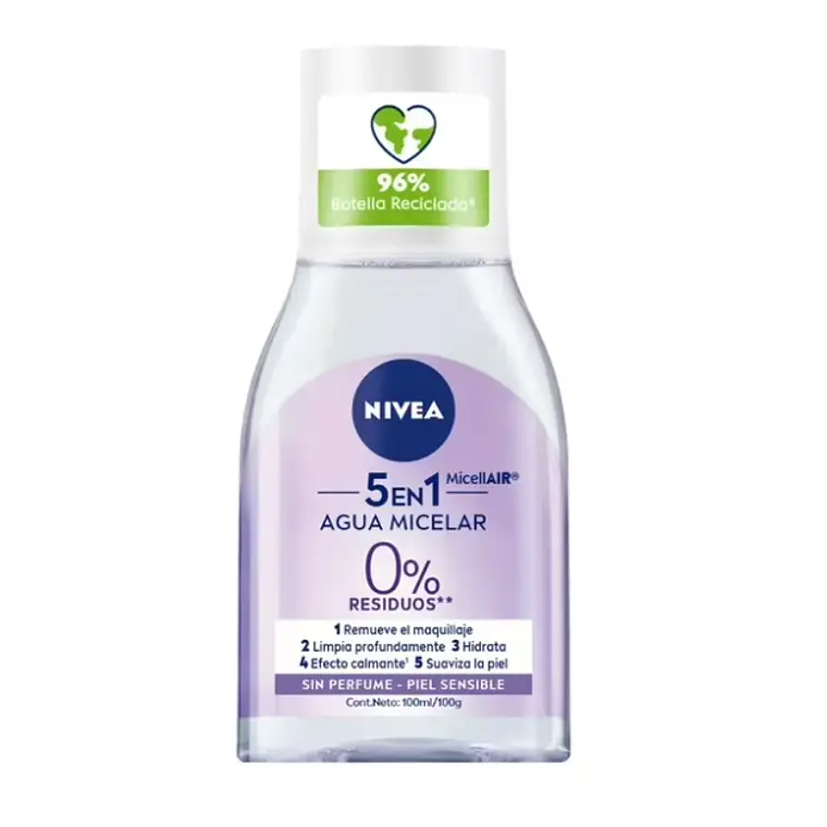 MicellAir Agua micelar Piel sensible 100 ml. Nivea 1