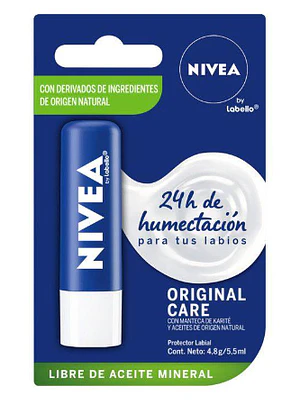 Bálsamo labial Original care. Nivea