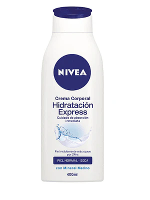 Crema corporal Hidratación express 400 ml. Nivea