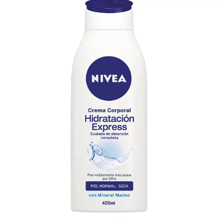 Crema corporal Hidratación express 400 ml. Nivea 1