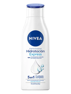 Crema corporal Hidratación express 250 ml. Nivea