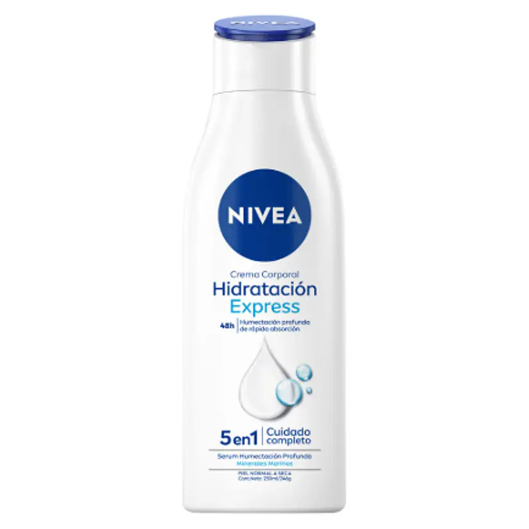 Crema corporal Hidratación express 250 ml. Nivea 1
