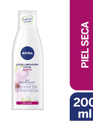 Leche limpiadora facial Suave 200 ml. Nivea