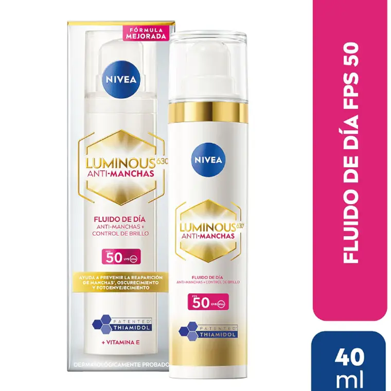 Luminous Anti-mancha Fluido de día Control de brillo 40 ml. Nivea 1