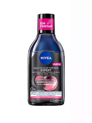Agua Micelar bifásica Expert 400 ml. Nivea 