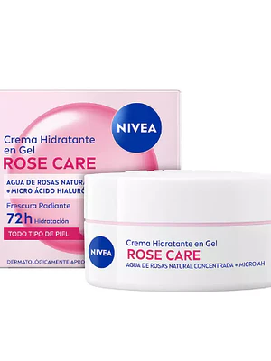 Crema hidratante en gel Rose Care 50 ml. Nivea