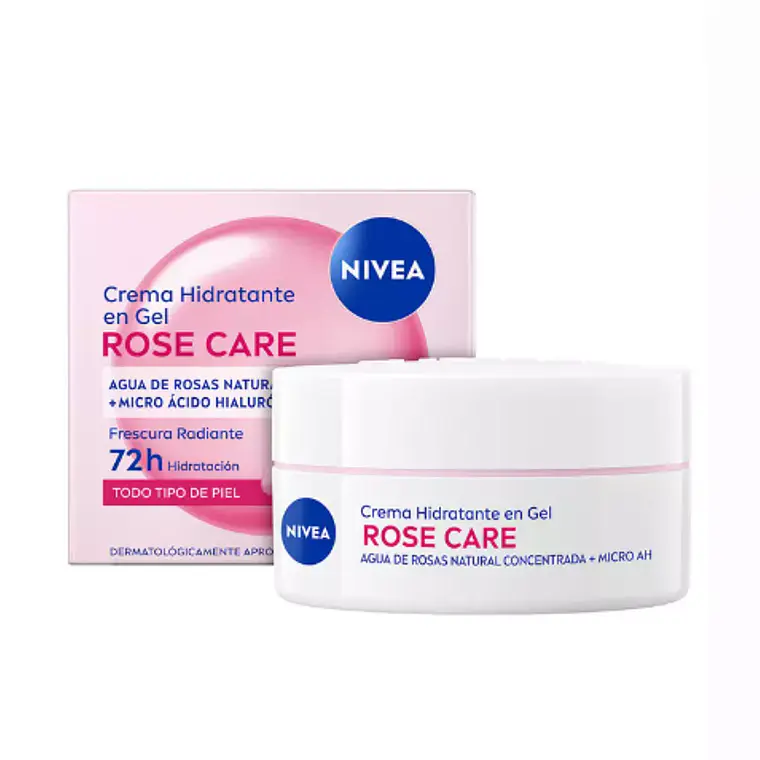 Crema hidratante en gel Rose Care 50 ml. Nivea 1